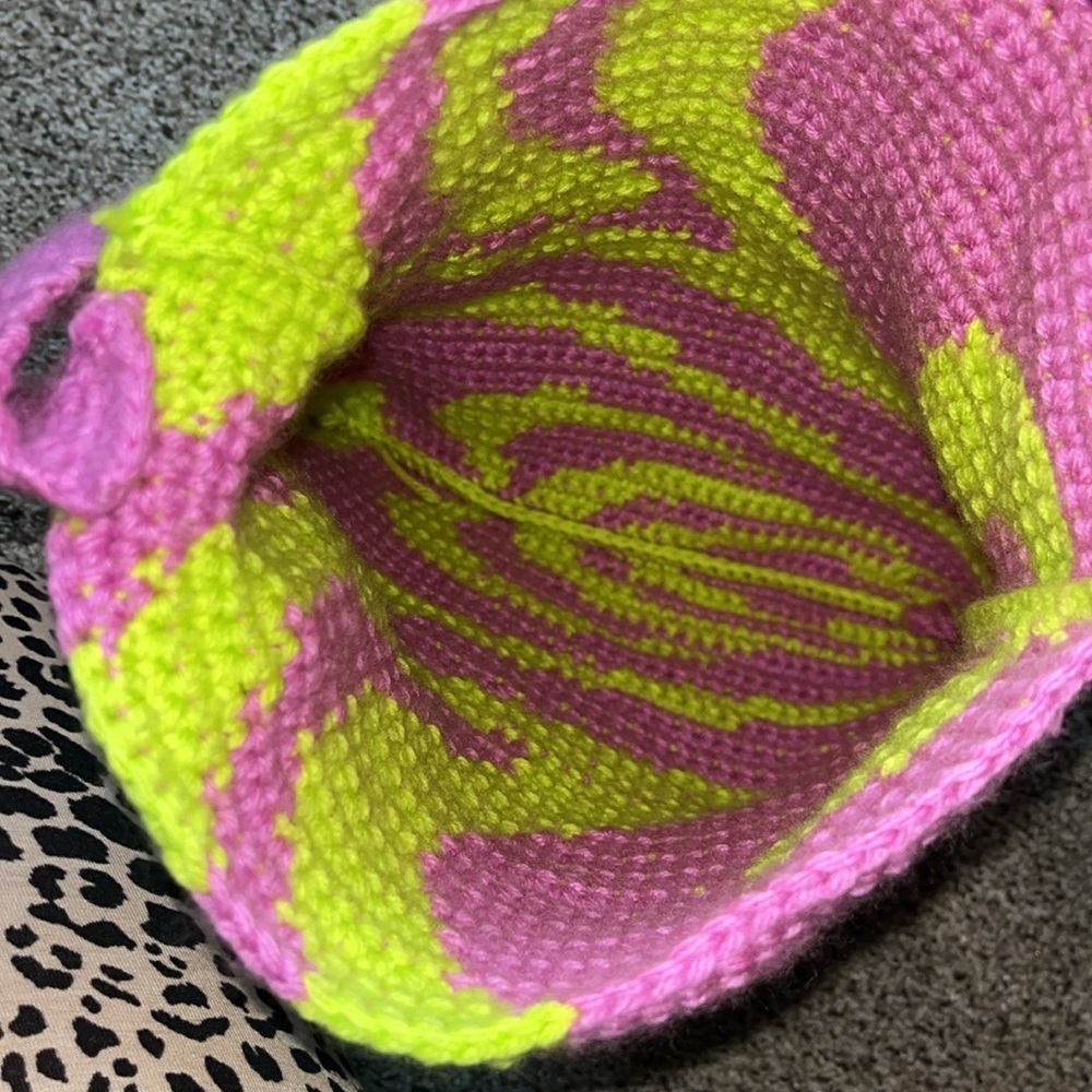Handmade Crochet Bag 10x12 inches - Picture 4 of 4